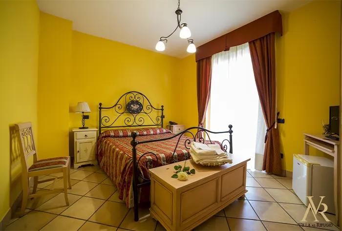 camera doppia villa al rifugio cava dei tirreni