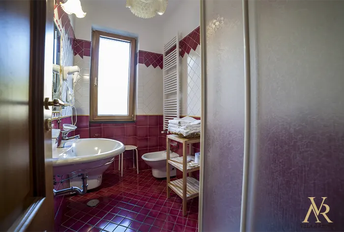 panoramica bagno camera doppia villa al rifugio