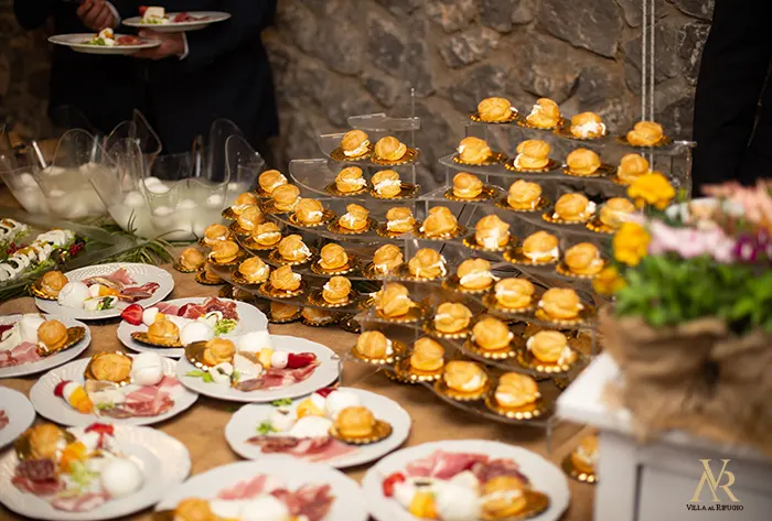 buffet delizie del territorio sala all aperto